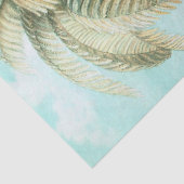 パーム・ツリーを持つ熱帯の景色 薄葉紙 (詳細)