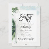 パーム・ツリーズ・ライツ60th birthday party 招待状 (正面)