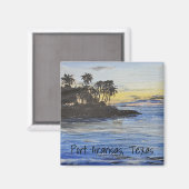 パーム・ツリー・オン・ザ・ペニンシュラ・マグネット マグネット (正面/裏面)