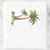 パーム・ツリー・ステッカー 長方形シール (バッグ)