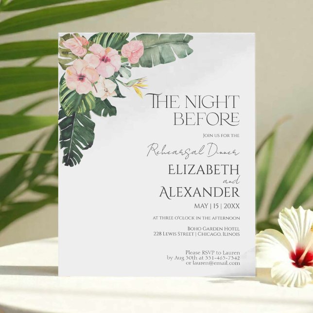 パーム・トロピカル・リハーサル・ディナーの前の夜 (クリエイターアップロード済み)