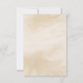 パーム、バナナの葉の花模様(食事オプション付き/なし) 出欠カード (裏面)