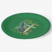 パーム（日曜日） ペーパープレート (アングル)