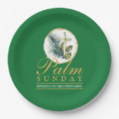パーム（日曜日） ペーパープレート (正面)
