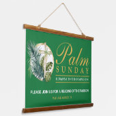 パーム（日曜日） 吊り下げ型タペストリー (傾斜あり)