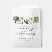 パーム（熱帯） | Sweet Ending New Begin 結婚's フェイバーバッグ (正面)