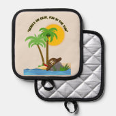 パーム 鍋敷き (正面/裏面)