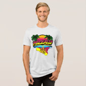 パームTシャツ付きポッツァロシチリアサンセットホテル トライブレンドＴシャツ (正面全面)