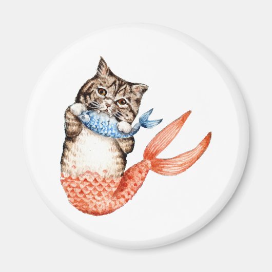 パーメイドキャットマーメイド マグネット (正面)
