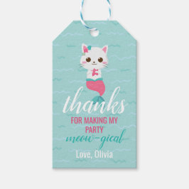 パーメイドマーメイド子猫誕生日のお願い ギフトタグ