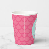 パーメイド子猫マーメイドピンクはかりで測バースデーパーティー 紙コップ (右)