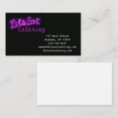 パーユニークプルで食べヴィンテージネオンサインをしよう 名刺 (正面/裏面)