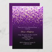 パーラきらめくーのリハ結婚ーサルディナーを点灯させる 招待状 (正面/裏面)