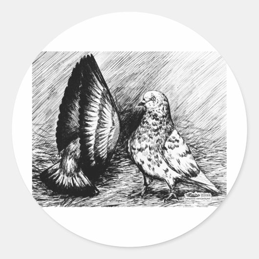 パーラーローラーピジョン ラウンドシール (正面)