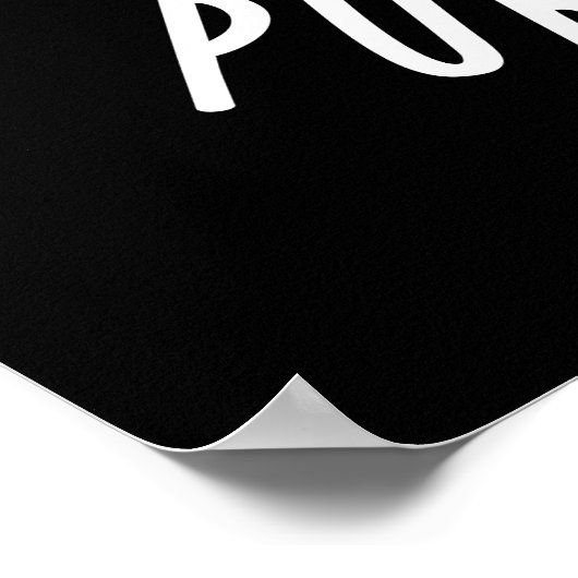 パーラー猫プンダークおもしろいBGの作品 ポスター (角)