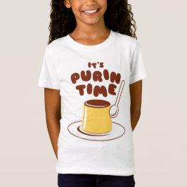 パーリンタイムだ!(茶)プリン Tシャツ