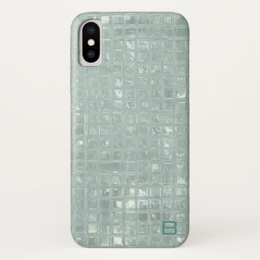 パーリーグリーンパーソナライズされた電話ケース Case-Mate iPhoneケース (裏面)