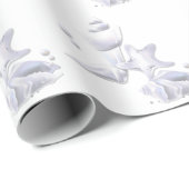 パーリーシーシェルビーチリネンラッピング紙 ラッピングペーパー (ロールコーナー)