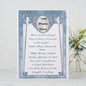 パーリーブルー - フォト（結婚式招待状） 招待状 (スタンド正面)
