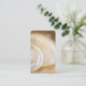 パーリー·ホワイト·シー·シェル·マリーン·自然 名刺 (スタンド正面)