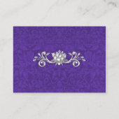 パールおよびシルバーミニRSVPカード エンクロージャーカード (裏面)