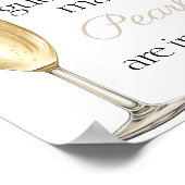 パールが何個入っていると思う？ ウェディングシャワーのゲーム ポスター (角)