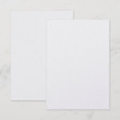 パールきらめく紙フラ結婚ットサンキューカード サンキューカード (正面/裏面)