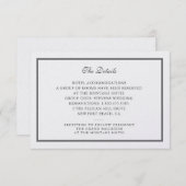 パールきらめく詳細カード エンクロージャーカード (正面/裏面)