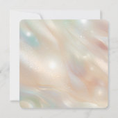 パールとシェルのエレガントなクラシック結婚式招待状 招待状 (裏面)