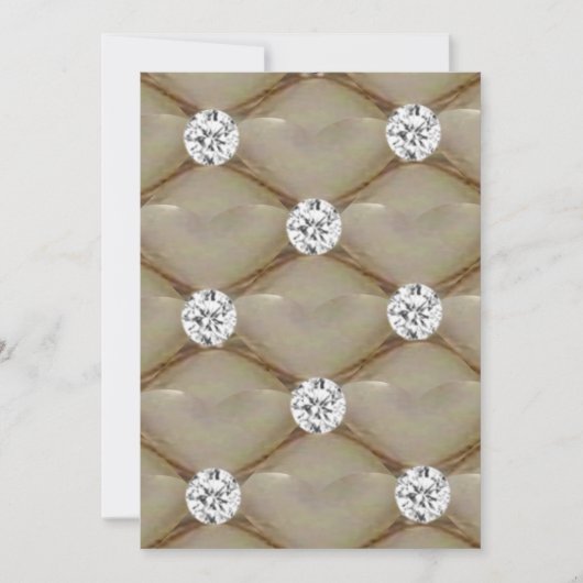 パールとダイヤモンド 招待状 (正面)