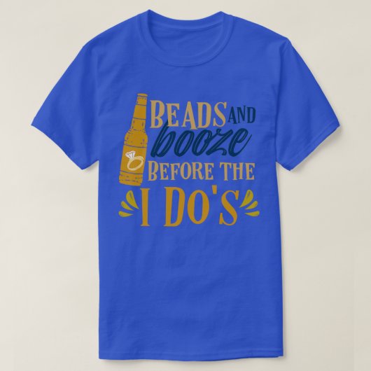 パールとドリンクでI Doの前のナッシュビルの独身最後の夜 Tシャツ (デザイン正面)