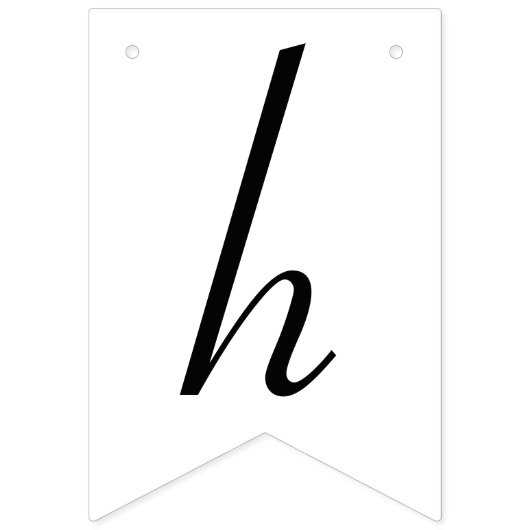 パールとプロセッコのウェディングシャワー愛 バンティングフラッグ (第3の旗)