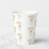 パールとプロセッコのウェディングシャワー愛 紙コップ (右)