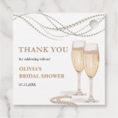 パールとプロセッコのウェディングシャワー お礼 フェイバータグ (裏面)