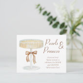 パールとプロセッコのブライズシャワー ラブ インビテーション (スタンド正面)