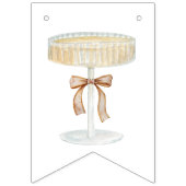 パールとプロセッコのブライズシャワー ラブ バンティングフラッグ (第1の旗)