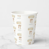 パールとプロセッコのブライズシャワー ラブ 紙コップ (左)