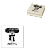 パールとプロセッコのブライズシャワー 愛 ラバースタンプ (押印)