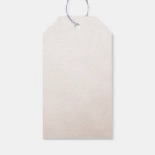 パールとプロセッコのブライダルシャワーのお礼 ギフトタグ (裏面)