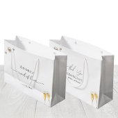 パールとプロセッコのメイド・オブ・オナーへの感謝 ラージペーパーバッグ