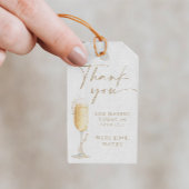 パールとプロセッコの結婚前お礼タグ ギフトタグ