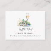 パールとプロセッコの結婚前お祝いくじ券 エンクロージャーカード (正面)