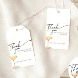 パールとプロセッコの結婚前お茶会 シャンパンブランチ ギフトタグ