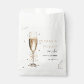 パールとプロセッコの花嫁シャワー フェイバーバッグ (正面)