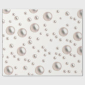 パールとプロセッコの ブライダルシャワー ラッピングペーパー (フラット)