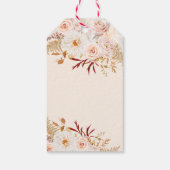 パールとプロセッコブライダルシャワーありがとう ギフトタグ (裏面)