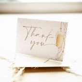 パールとプロセッコブライダルシャワー、ブランチ&バブリー サンキューカード