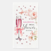 パールとプロセッコ ダスティピンクのローズ ブライダルシャワー (正面)