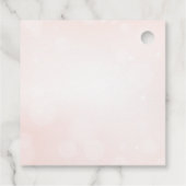 パールとプロセッコ ピンク ブライダルシャワー フェイバータグ (裏面)