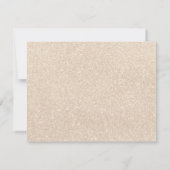 パールとプロセッコ ブラック ブライダルシャワー サンキューカード (裏面)